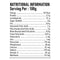 The Nutrition Facts of Gits Veg Biryani Ready Meal 