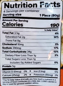 The Nutrition Facts of Haldiram's Aloo Kulcha (4pcs) 