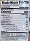 The Nutrition Facts of Haldiram's Aloo Kulcha (4pcs) 
