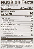 The Nutrition Facts of Haldiram's Aloo Mutter Minute Khana 