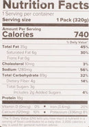 The Nutrition Facts of Haldiram's Choley Kulcha 