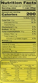 This is the Nutrition of Haldiram's Hara Chiwda.