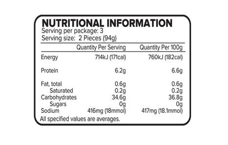 The Nutrition Facts of Haldiram's Idli Minute Khana 