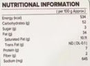 This is the Nutrition of Haldiram's Mathis Gol Mathi.