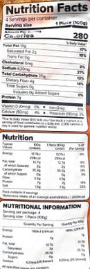 The Nutrition Facts of Haldiram's Mix Veg Paratha (4pcs) 