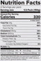 The Nutrition Facts of Haldiram's Mutter Paneer Minute Khana 