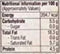 The Nutrition Facts of Haldiram's Palak Paneer Minute Khana 