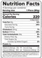 The Nutrition Facts of Haldiram's Paneer Kulcha (4pcs) 