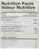 The Nutrition Facts of Haldiram's Pao Bhaji Minute Khana 