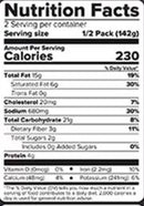 The Nutrition Facts of Haldiram's Pao Bhaji 