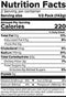 The Nutrition Facts of Haldiram's Punjabi Choley 