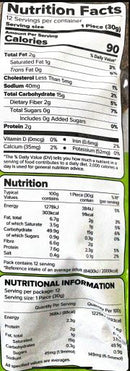 The Nutrition Facts of Haldiram's Ragi Roti (12pcs) 