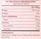 This is the Nutrition of Haldiram's White Rasbhari.