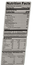 The Nutrition Facts of Haldiram's Puraani Dilli Special Samosa (8pcs) 