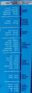 The Nutrition Facts of Horlicks Chocolate Delight Flavour