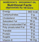 The Nutrition Facts of Idhayam Mantra Groundnut Oil