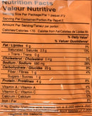 This is the Nutrition of Indomie Chicken Soup Noodles.