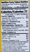 The Nutrition Facts of Jazaa Pudding Mix Mango Flavor 