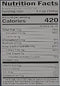The Nutrition Facts of Jiva Organic Amaranth Flour Whole