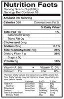 The Nutrition Facts of Jiva Organic Basmati Rice Small