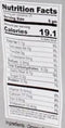 The Nutrition Facts of Jiva Organic Cinnamon Round 