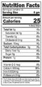 The Nutrition Facts of Jiva Organic Garam Masala 