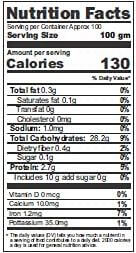 The Nutrition Facts of Jiva Organic Idli Rice Large