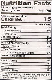 The Nutrition Facts of Jiva Organic Meat Masala 