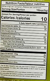 The Nutrition Facts of Jiva Organic Moringa Powder 