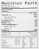 The Nutrition Facts of Jiva Organics RAW Sprouted Pumpkin Seed Butter 