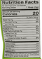 The Nutrition Facts of Jiva Organic Coriander seeds 