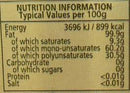 The Nutrition Facts of KTC Almond Oil