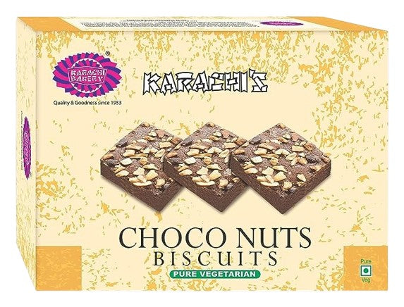 Karachi Bakery Choco Nuts Biscuits MirchiMasalay