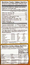 The Nutrition Facts of Karachi Delight Plain Paratha Bulk Pack (20pcs) 