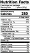 The Nutrition Facts of Kawan Flakey Paratha (5pcs) 