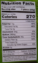 The Nutrition Facts of Kawan Malabar Roti 