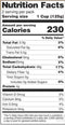 The Nutrition Facts of Khazana Organic Basmati Rice