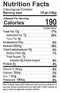 The Nutrition Facts of Khazana Organic Chicken Korma Simmer Sauce 
