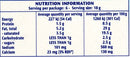 The Nutrition Facts of Kiri Creamy Processed Cheese Family Pack 
