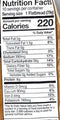 The Nutrition Facts of Kontos Whole Wheat Pocketless Pita 