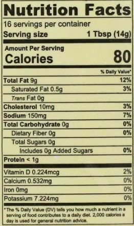 The Nutrition Facts of Krinos Taramosalata Greek Style Caviar Spread
