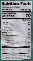 The Nutrition Facts of Lahori Delight Pakistan Falsa Grewia Asiatica 