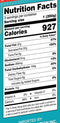 The Nutrition Facts of Lahori Delight Taftaan (3pcs) 