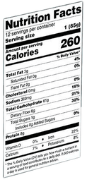 The Nutrition Facts of Lahori Delight Punjabi Samosa (12pcs) 