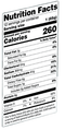 The Nutrition Facts of Lahori Delight Punjabi Samosa (12pcs) 