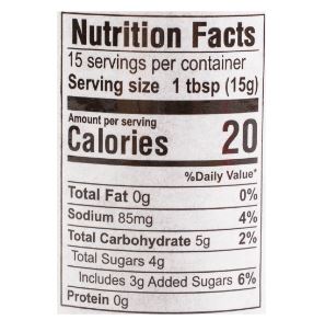 The Nutrition Facts of Laxmi Bhel Chutney
