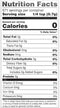 The Nutrition Facts of Laxmi Cumin powder 