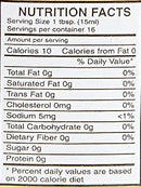 The Nutrition Facts of Laxmi Ginger Paste 