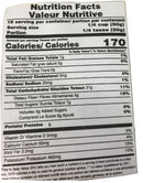 The Nutrition Facts of Laxmi Organic Urad Gota