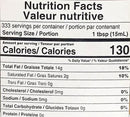 The Nutrition Facts of Laxmi Sesame Oil